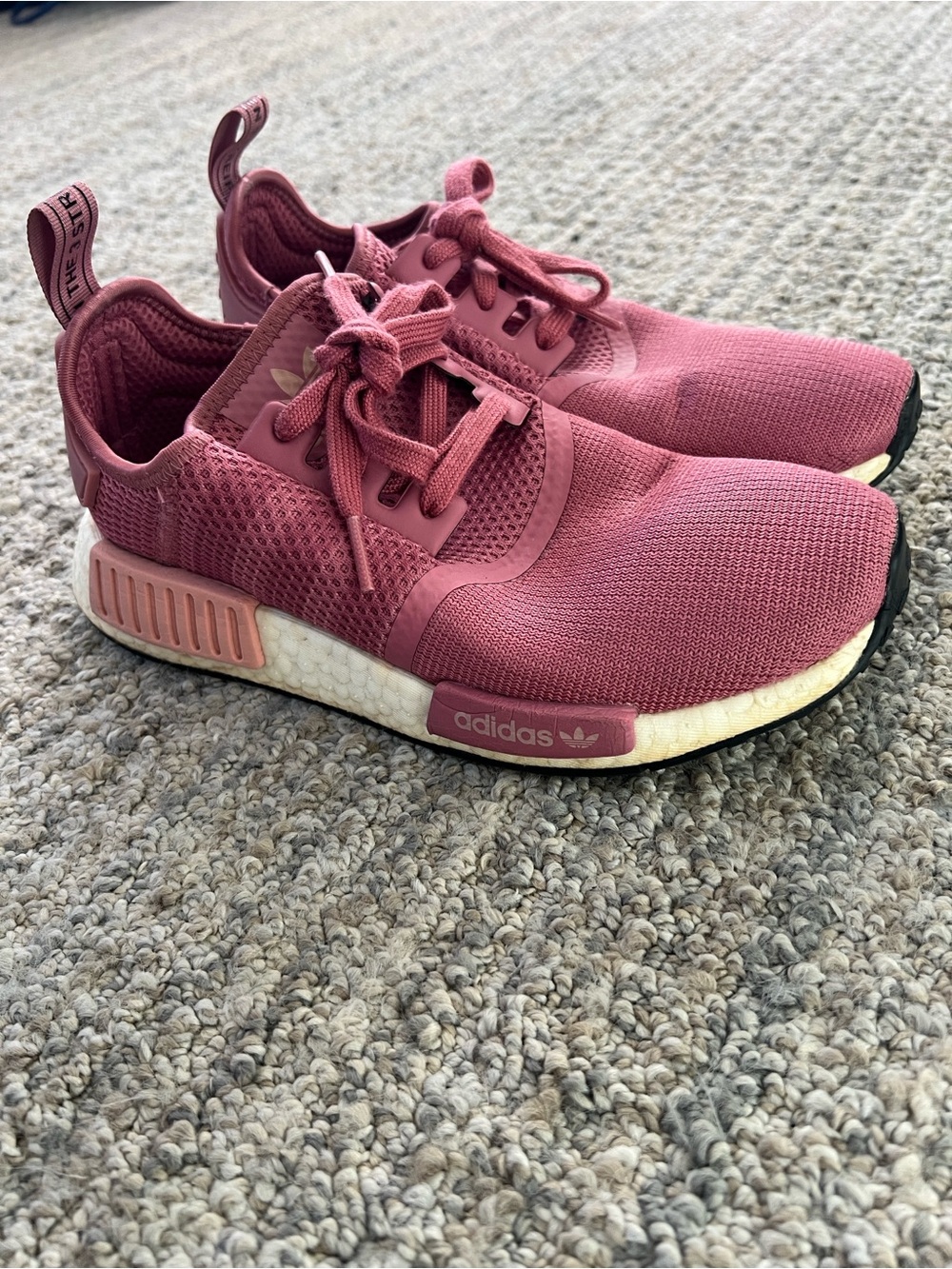 Adidas Women’s NMD_R1 Rose Pink Knit Sneakers